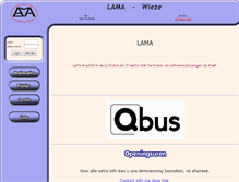 Tablet Screenshot of lama.be