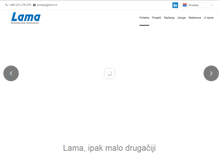 Tablet Screenshot of lama.hr